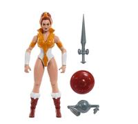 Masters del Universo MOTU Figura de acción Teela con accesorios, colección Cartoon, juguete +6 años (Mattel HYD27)
