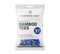 Masters Graduate Bamboo Golf Tees (azul 1 1/2" bolsa de 25)