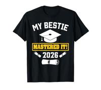 Masters Graduation My Bestie Mastered It Class of 2026 Camiseta