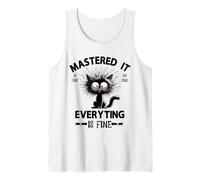 Masters Mastered It Funny Graduate Master Degree Graduación Camiseta sin Mangas