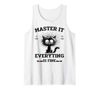 Masters Mastered It Funny Graduate Master Degree Graduación Camiseta sin Mangas