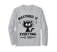 Masters Mastered It Funny Graduate Master Degree Graduación Manga Larga