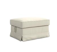 MASTERS OF COVERS Funda de Recambio Compatible con la Funda para Taburete Ektorp de IKEA, Funda para puf Ektorp, Funda para Taburete Ektorp, Funda para Taburete Ektorp, 82 x 62 x 44 cm (Crema)