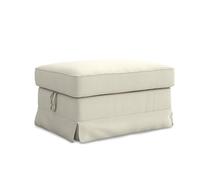 MASTERS OF COVERS Funda de Recambio Compatible con la Funda para Taburete Ektorp de IKEA, Funda para puf Ektorp, Funda para Taburete Ektorp, Funda para Taburete Ektorp, 82 x 62 x 44 cm (Crema)