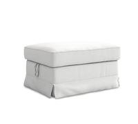 MASTERS OF COVERS Funda de Recambio Compatible Con Taburete Ektorp de IKEA - Funda Para Puf, 82 x 62 x 44 cm (Blanco)
