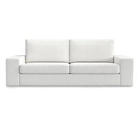 MASTERS OF COVERS Funda de Recambio para sofá Kivik 3 Sentado, Funda Hecha a Mano, Funda de Recambio Kivik, protección para sofá Kivik 3, 190 x 95 x 83 cm (Algodón, Blanco)