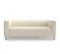 MASTERS OF COVERS Funda de Repuesto para Sofá de 2 Plazas Klippan, Klippan Funda, Funda Klippan 2 Plazas, Funda Sofa Klippan, 180 x 85 x 58 cm (Crema, Algodón)
