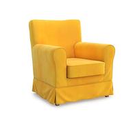 MASTERS OF COVERS Funda de sillón Jennylund, Terciopelo Amarillo