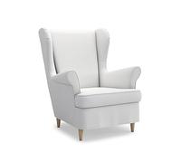 MASTERS OF COVERS Funda de sillón Strandmon, Petite Blanco Frío