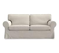 MASTERS OF COVERS Funda para Sofá Ektorp 2 Plazas, Funda Sofa Ektorp, Funda Ektorp 2 Plazas, Funda de Sofá Ektorp 2 Plazas, 179 x 88 x 88 cm (Beige Perla, Poliéster Petite)