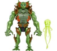 Masters of the Universe and He-Man Figura de acción Savage Eternia Merman, juguete coleccionable de superhéroe MOTU con accesorio de criatura calamar