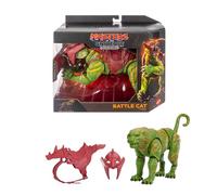Masters of The Universe Chronicles Battle Cat Figura del Tigre de la película de 2026 a Escala 1:12, Ojos de Cristal y mandíbula articulada, Silla de Montar y Armadura, JKJ32