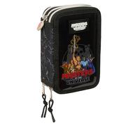 MASTERS OF THE UNIVERSE - Estuche Escolar con 37 Útiles Incluidos, Ideal para Niños de 5 a 14 Años, Cómodo y Versátil, Calidad y Resistencia, 12.5x5.5x19.5 cm