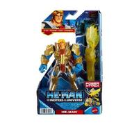 Masters of the Universe Figura de Acción He-Man - Con Armadura Grayskull y 2 Accesorios - 13,9 cm - Regalo para Coleccionistas y Niños de 4+ Años