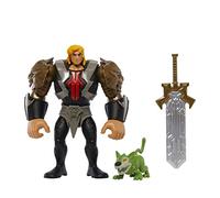 Masters of the Universe He-Man y los Masters del Universo MOTU He-Man con espada y perro Figura de acción, juguete +4 años (Mattel HLF51)