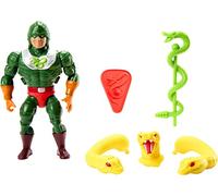 Masters of the Universe Masters del Universo MOTU King Hiss Figura de acción con accesorios de serpiente, juguete +6 años (Mattel HKM80)