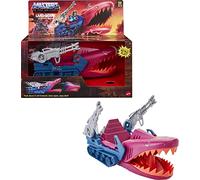 Masters of the Universe (Masters del Universo Orígenes) Vehículo Tanque Tiburón, coche de juguete (Mattel GXP43)