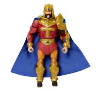 Masters of the Universe Masterverse King Randor Figura de acción, juguete de 17,8cm del héroe de New Eternia de MOTU con capa y armadura, 30 articulaciones, JBP79