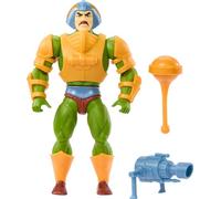 Masters of the Universe MOTU Figura de acción Man-At-Arms con rayo paralizante y maza, juguete +6 años (Mattel HYD25)