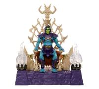 Masters of the Universe MOTU Masterverse Skeletor, Figura de acción del villano con Trono de Hueso, Báculo de Havok, Báculo Serpiente y capa, juguete regalo para niños y niñas +6 años, HXX63