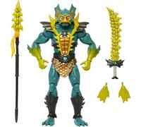 Masters of the Universe MOTU New Eternia Figura de acción Merman con accesorios, juguete +6 años (HYC59)