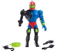 Masters of the Universe MOTU Origins Trap Jaw, Figura de acción de villano con brazo mecánico, varios accesorios de armas y minicómic, juguete regalo para niños y niñas +6 años, HYD41