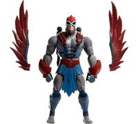 Masters of the Universe Origins 200X Figura de acción Stratos | Personaje héroe de la serie de los 80 de MOTU, diseño detallado y accesorios de alas para los brazos, JHJ92
