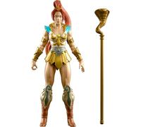 Masters of the Universe Origins 200X Figura de acción Teela 14 cm | Figura de la colección MOTU Cartoon, personaje inspirado en la TV de los 80, heroína con coleta y bastón, JHK00