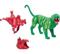 Masters of the Universe Origins Battle Cat, figura de acción para niños y niñas +6 años (Mattel GNN70)