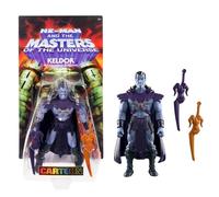Masters of The Universe Origins Cartoon Collection 200X Keldor, Figura de acción de 13,97 cm, Inspirada en la Serie de TV Motu de los años 80, diseño detallado, Capa de Quita y pon, 2 Espadas, JHK03