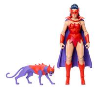 Masters of the Universe Origins Cartoon Collection Catra Figura de acción, heroína de 14cm inspirada en la serie de televisión de los años80, diseño detallado de la princesa del poder, JBM84