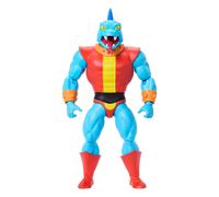Masters of the Universe Origins Cartoon Collection Fang Man Figura de acción de villano con colmillos de 14cm, inspirada en la serie de tv de MOTU de los años80, diseño detallado y accesorios, JBM91