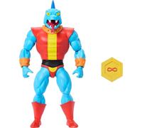 Masters of the Universe Origins Cartoon Collection Fang Man Figura de acción de villano con colmillos de 14cm, inspirada en la serie de tv de MOTU de los años80, diseño detallado y accesorios, JBM91