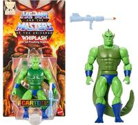 Masters of The Universe Origins Cartoon Collection Whiplash Figura de acción de Villano con Cola de 14cm, Inspirada en la Serie de televisión de Motu de los años80, diseño detallado, JBM95