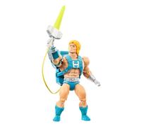 Masters of the Universe Origins Deluxe Laser Power He-Man Figura de acción exclusiva de 6 pulgadas
