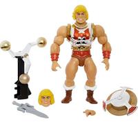 Masters of the Universe Origins He-Man puño volador Deluxe figura de acción, muñeco articulado de juguete (Mattel HDT22)