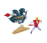 Figura Prince Adam & Sky Sled Masters del Universo Articulada 15 cms
