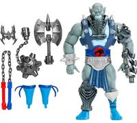 Masters of the Universe Origins & ThunderCats Figura de acción articulada de 14cm de Panthro, cruce de los años 80, juguete con armadura intercambiable, maza, hacha y una carta de coleccionista, JMJ20