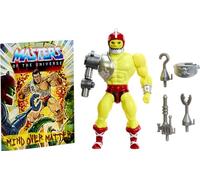 Masters of the Universe Origins Trap Jaw Figura de acción Coleccionable, Villano Armado y Malvado de Motu de 14cm con 16 Puntos de articulación, Incluye Accesorios, HYD23