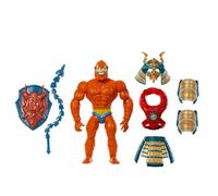 Masters of the Universe MOTU Turtles of Grayskull Beast Man, Figura de acción con armadura samurái, látigo y escudo, inspirado en las Tortugas Ninja, juguete regalo para niños y niñas +6 años, HTH11