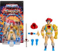 Masters of The Universe Origins & Thundercats Figura de acción de León-O, Cruce de los años 80, Figura articulada de 14cm con Armadura extraíble, Accesorios y Carta de coleccionista, JMJ18