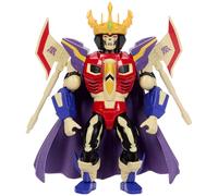 Masters of The Universe Origins y Transformers Scare Glow con Armadura de Starscream, Figura de acción de 13,97cm, Juguete de colaboración articulado con Accesorios y minicómic, JGT19
