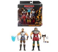 Masters of The Universe Ram Man Fisto Pack de 2 Figuras de acción a Escala 1:12 con diseño Fiel al de la película de Motu de 2026, Puntos de articulación de Primera Calidad, JKJ34
