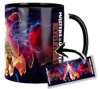 Masters Of The Universe Revelation He-Man Skeletor Taza Interior y Asa Negra Ceramica Mug