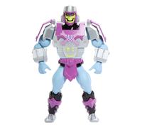 Masters of Universe Origins Transformers Skeletor con Armadura de Megatron Figura de acción de 13,97 cm, Juguete de colaboración articulado con Accesorios y minicómic, JGT16