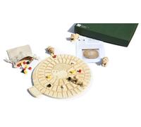 Masters Traditional Games Replica Mehen Game - Ancient Egyptian Game of The Serpent - Replica of The Oldest Board Game in World - Board Game for 2-4 Players