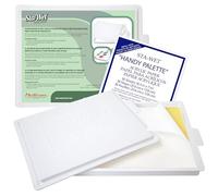 Masterson Sta-Wet - Juego de paleta práctica con 30 hojas de recambio de papel acrílico, paleta de pintura húmeda hermética de 8.5 x 7 pulgadas, mantiene la pintura húmeda fresca durante días