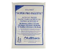 Masterson Sta-Wet Pro Palette Acr Paper - Paquete de 30