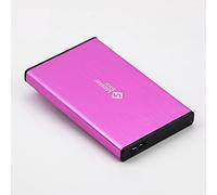 (MasterStor 2 años de garantía) 250 GB disco duro externo USB 3.0 Super-Fast 2.5 pulgadas SATA Laptop disco duro disco duro portátil, color rosa