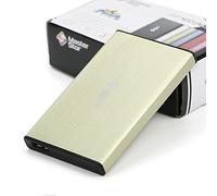 MasterStor 2 años de garantía-Disco Duro Externo USB 3.0 Super-rápido de 2.5 Pulgadas SATA Laptop Disco Duro Disco Duro portátil Amarillo (80 GB, 120 GB, 160 GB, 320 GB, 500 GB, 1 TB) (120GB)